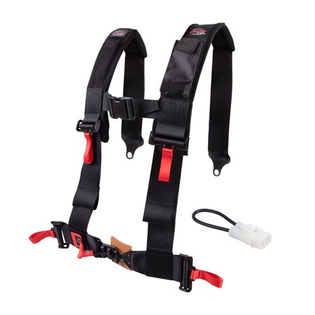 Tusk 4 Point 3 inch H-Style Safety Harness Kit Driver Side For YAMAHA Wolverine RMAX 4 1000 2021