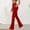 Red, variant on iHPH7 Flare Leggings with Pockets for Women Seamless Yoga Pants with Tummy Control Bootcut Work Pants Trendy Black L