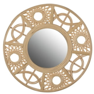 Light Wheel Bamboo Mirror