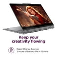 thumbnail image 5 of Lenovo Yoga 7 7i 2-in-1 Business Laptop (16" FHD+ Touchscreen, AMD Ryzen 7 7735U (Beat i7-1255U), 16GB RAM, 1TB SSD, IST Precision Pen), Backlit, Fingerprint, FHD IR Webcam, Win 11 Pro, Arctic Grey, 5 of 5