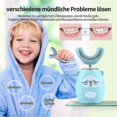 thumbnail image 5 of Kids Electric U-shaped Toothbrush 360 Degree Cleaning Brush With 3 Modes 2 Led Uv Light, 5 of 5