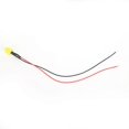 thumbnail image 4 of 50PCS 12V 0.06W 10mm Chromatic LED Lamp Beads with 20CM 26AWG Lead for Industrial Accessory(Yellow & Yellow ), 4 of 5