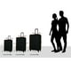 thumbnail image 2 of Set de 3 Maletas Rigidas 4 Ruedas Pianeta MRAD Negro, 2 of 7