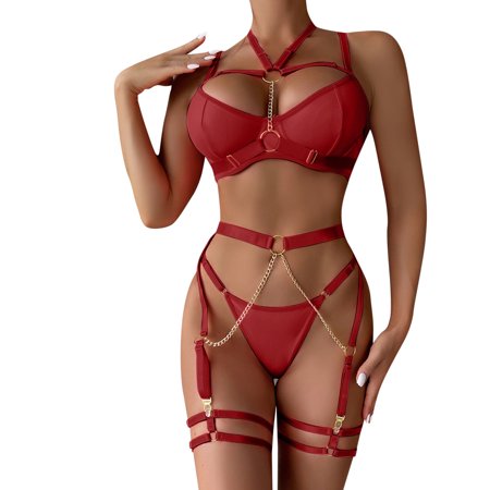 Xuewenshw Women s Lingerie Sexy Crotchless Lingerie for Women Sexy Body Suits Women Strappy Lingerie WomenS Lingerie Women s Nightgown