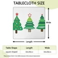 thumbnail image 2 of Christmas Style Table Cover for 34x34 Inch Square Tables, Elastic Spandex Maintains Shape, Protects Tables During Christmas Gatherings and Parties, 2 of 6
