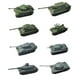 thumbnail image 4 of Modelo de tanque DIY a escala 8x1:144, modelo de tanque moderno 4D T34/85, decoración de escritorio, coleccionables para niños pequeños, regalos de, 4 of 9