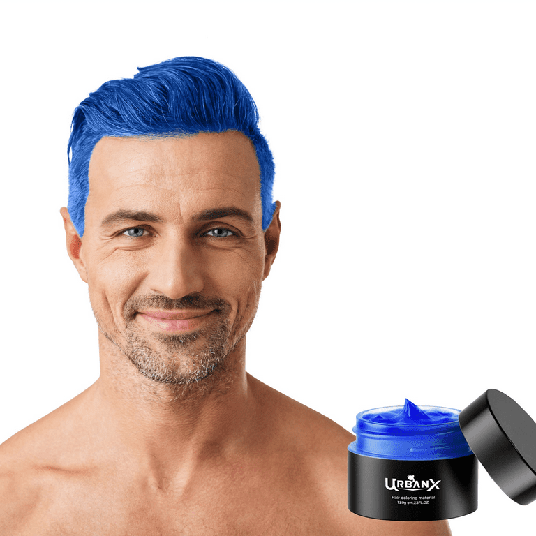 Urbanx Washable Hair Coloring Wax Material Unisex Color Dye Styling Cream Natural Hairstyle for Boys Pomade Temporary Party Cosplay Natural
