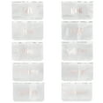 thumbnail image 1 of Miangastore 10pcs Binder Pockets 6-Hole Plastic Binder Folder Loose Leaf Bags for Files Documents, 1 of 9