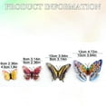 thumbnail image 3 of Luminous Double Layer Set Butterfly Indoor Decoration 3D Three Wall Sticker High Simulation Butterfly Decoration, 3 of 9