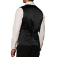 thumbnail image 3 of NOMADIC NOOK Men's Disco Shiny Sequin Sleeveless Suit Waistcoat Set with Bow Tie 2 Packs, 3 of 6