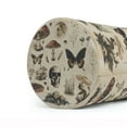 thumbnail image 2 of Mushroom Motifs Skull Butterfly Moon Round Laundry Hamper with Drawstring, Collapsible Dirty Clothes Storage Basket, Bedroom Nursery Dorm Bin for Toys Baby, 2 of 6