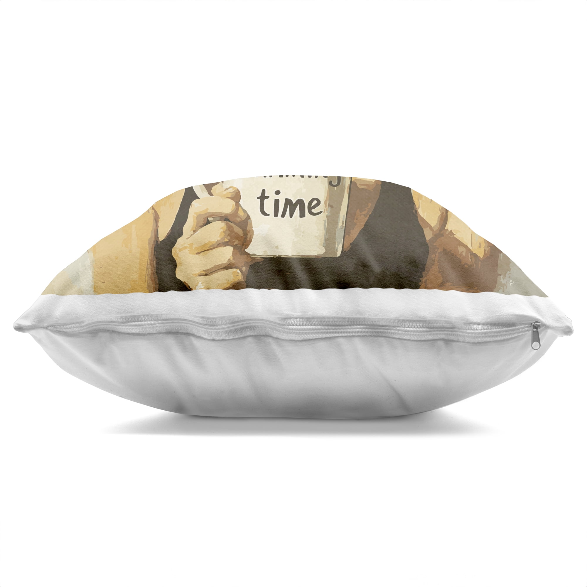 Stupell Industries Swimming Mug Girl Decorative Printed Throw Pillow, design by Layla Oz