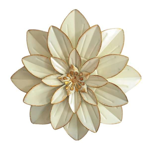Jpgif Rustic Wall Decor Metal FLower Wall Art Hanging Wall Sculptures