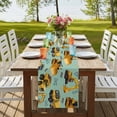 thumbnail image 4 of Table Runners 72 Inches Long Dress Scarves, Construction Truck Farmhouse Kitchen/Dining Table Runner, Coffee Tablerunners, Cartoon Grips and Bulldozers Green 18x72 Inch, 4 of 9
