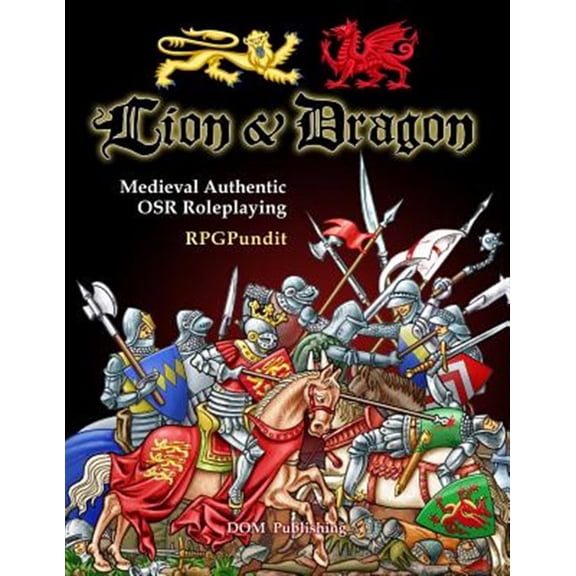 Pre-Owned Lion & Dragon : Medieval Authentic Osr Roleplaying