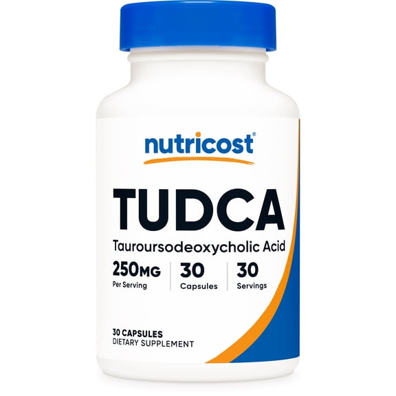 Nutricost Tudca 250mg, 30 Capsules (Tauroursodeoxycholic Acid) Supplement