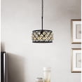 thumbnail image 2 of 1214 Madison Collection Pendant Lamp D:16in H:9in Lt:4 Mocha Brown Finish Royal Cut Golden Teak (Smoky), 2 of 7