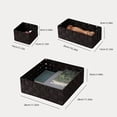 thumbnail image 3 of QJUHUNG 4pcs Modern Handwoven Storage Basket Set - Versatile Desktop Organizer for Home  Office & Dorm  Shelf Baskets zzz, 3 of 4