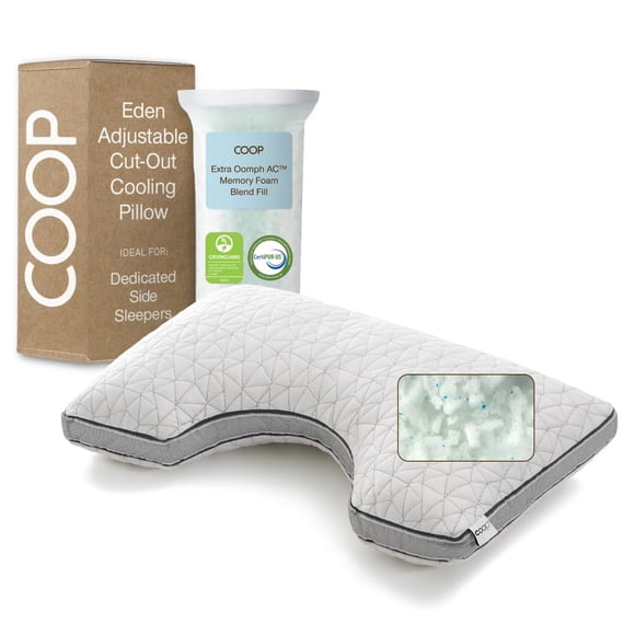 Almohada ajustable refrescante para dormir de lado Coop Home Goods Eden