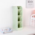 thumbnail image 2 of YAOMOBB Storage Makeup Storage Rack Large Capacity Desk Holder Standing Four Grids Stationery Organization Smooth Edge School, 2 of 6