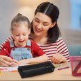 thumbnail image 1 of Fiudx Ofertas flash Artículos en oferta Estuche para lápices de malla transparente tridimensional, bolsa de papelería de gran capacidad, especial para estudiantes, estuche portátil para exámenes, 1 of 7