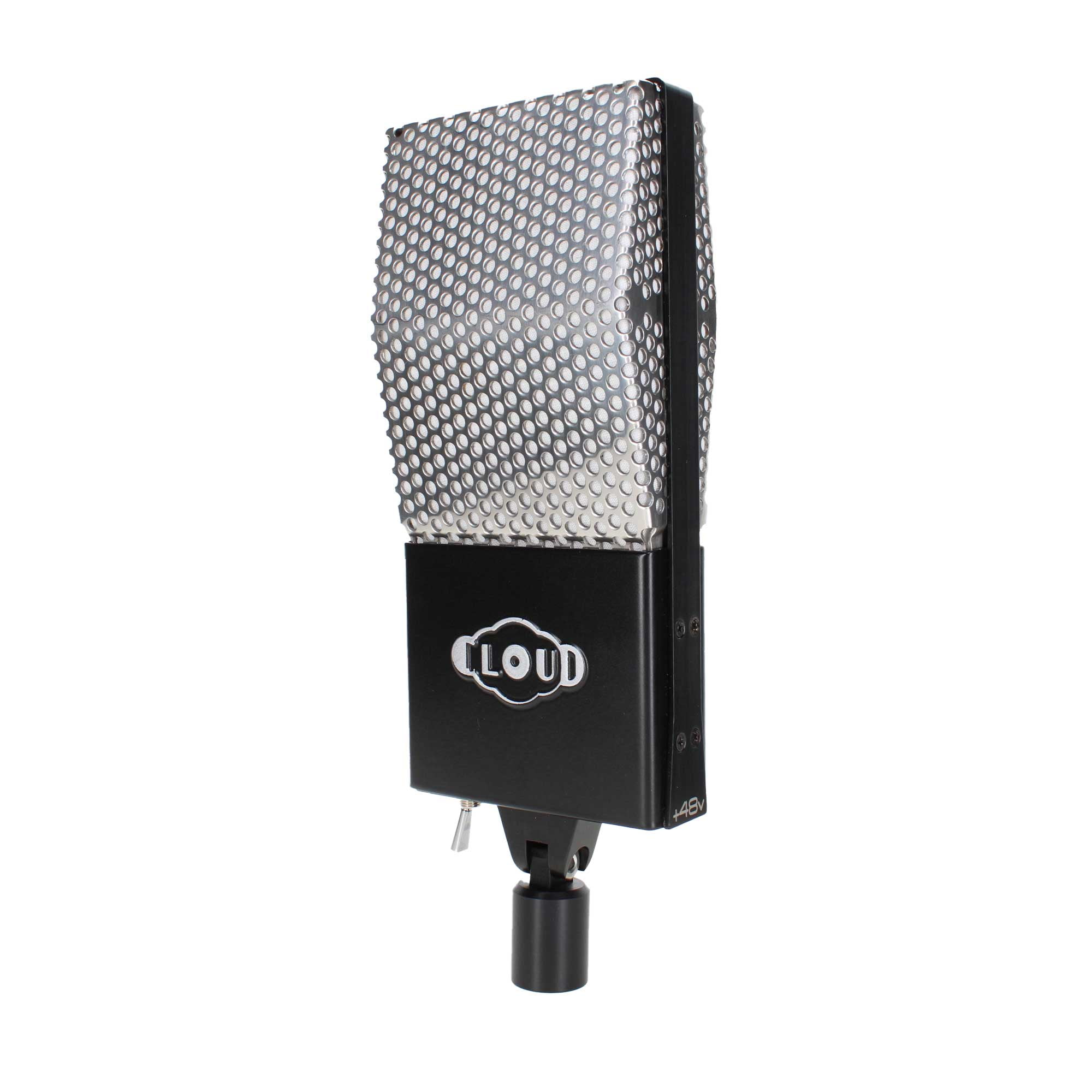 Cloud Microphones 44-A Ribbon Microphone + Cloud Microphones Cloud U1 Universal Shockmount + XLR Cable +  Tripod Boom Microphone Adjustable Floor Stand - Black + More