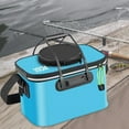 thumbnail image 6 of harayaa Foldable ing Bucket with Handles Folding Portable Protection Bucket blue, 6 of 9