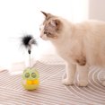 thumbnail image 3 of Wobbling Cat Toy, Wobbling Interactive Cat Toy with Feather Built in Mint Ball Relieve Boredom Interesting Interactive Teaser Cat Toy for Engaging Play, 3 of 8
