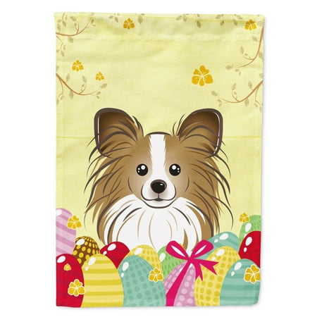 Carolines Treasures BB1930GF Papillon Easter Egg Hunt Flag Garden Size   Small  multicolor