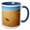 Blue/White, variant on 3drose, Dubai Conservation Desert Reserve in Mirdif Dubai United Arab Emirates, 11oz Two-tone Red Mug