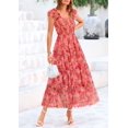 thumbnail image 3 of Vestido PRETTYGARDEN Floral sin Mangas de Tul Midi XL, 3 of 8