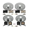thumbnail image 3 of PowerStop Front and Rear Z23 Evolution Sport Carbon-Fiber Ceramic Brake Pad and Drilled & Slotted Rotor Kit Fits: MERCEDES-BENZ Select Models K6714, 3 of 10