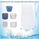 thumbnail image 5 of Revestimientos para cestas de skimmer, calcetines para skimmer de piscina para filtros de piscinas enterradas y elevadas, revestimientos de malla fina fáciles de instalar, tela de nailon de alta, 5 of 5