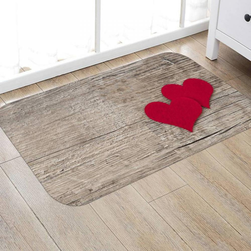 Bullpiano Bath Rug Runner 19x31 inch Beige Marble Velvet Bath Mat Non ...