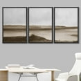 thumbnail image 2 of IDEA4WALL Framed Canvas Print Wall Art Set Pastel Watercolor Minimal Desert Landscape Nature Art Rustic Scenic Multicolor for Living Room, Bedroom, Office - 16"x24"x3 Black, 2 of 5