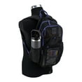 thumbnail image 4 of Eastsport Unisex Magna Pro Mesh 17" Backpack, Black/Skipper Blue, 4 of 7