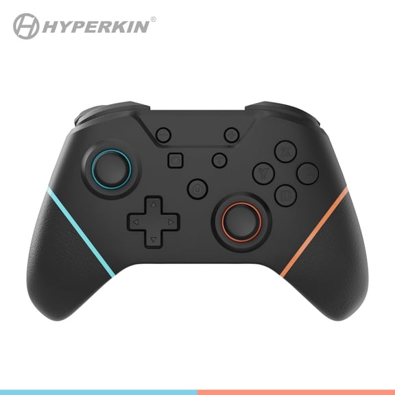 Switch 2 Accessory: Hyperkin-Wireless Controller Armor NuChamp Orange Blue - Compatible with all Nintendo Switch Models