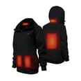 thumbnail image 5 of Sailwind Women's Heated Hoodie with Battery Pack 10000mAh,3 Heating Level Winter Outdoor Full Zip Hooded Sweatshirt for Women,Black,S, 5 of 9