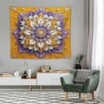 thumbnail image 2 of Printed Mandala Lotus Tapestry Wall Hanging – Boho Wall Art Decor for Bedroom, Living Room, and Apartment, 2 of 7