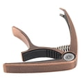 thumbnail image 4 of Acoustic Guitar Capo, Strong Spring Stylish Appearance Trigger Capo  For 6 String Red Copper, 4 of 8