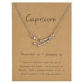 thumbnail image 1 of Bijoux en Liquidation Collier Pendentif Douze Diamants Chaîne Clavicule Multicolore, 1 of 1