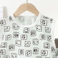 thumbnail image 4 of TOWED22 Toddler Baby Boy 1st 2nd Birthday Outfit Set Embroideried T-shirt Tops with Casual Shorts Summer Birthday Clothes Mint Green,7-8 Y, 4 of 4