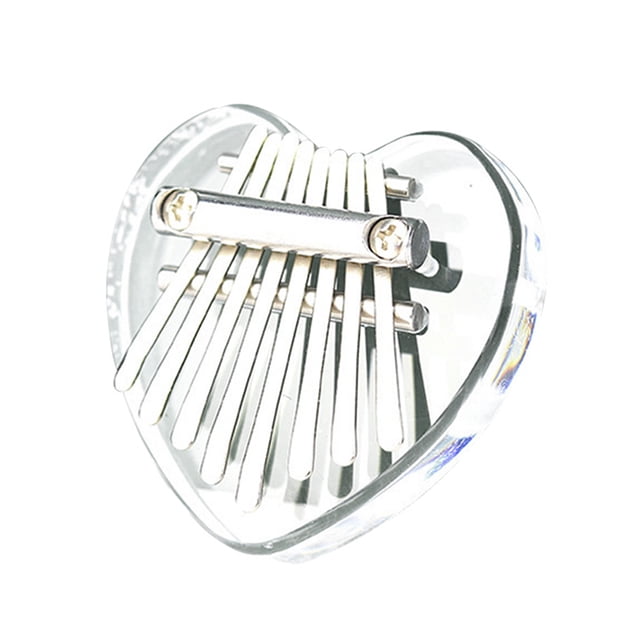 8 teclas Mini Kalimba portátil cristal pulgar Piano dedo arpa instrumentos musicales Tmvgtek Oficina Multiescena Multifunción