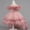 002Pink, variant on Flower Girls Tulle Dress Princess Cute Ruffle Cold Shoulder Dresses High Low Hem Party Evening Gown for 3-11Years