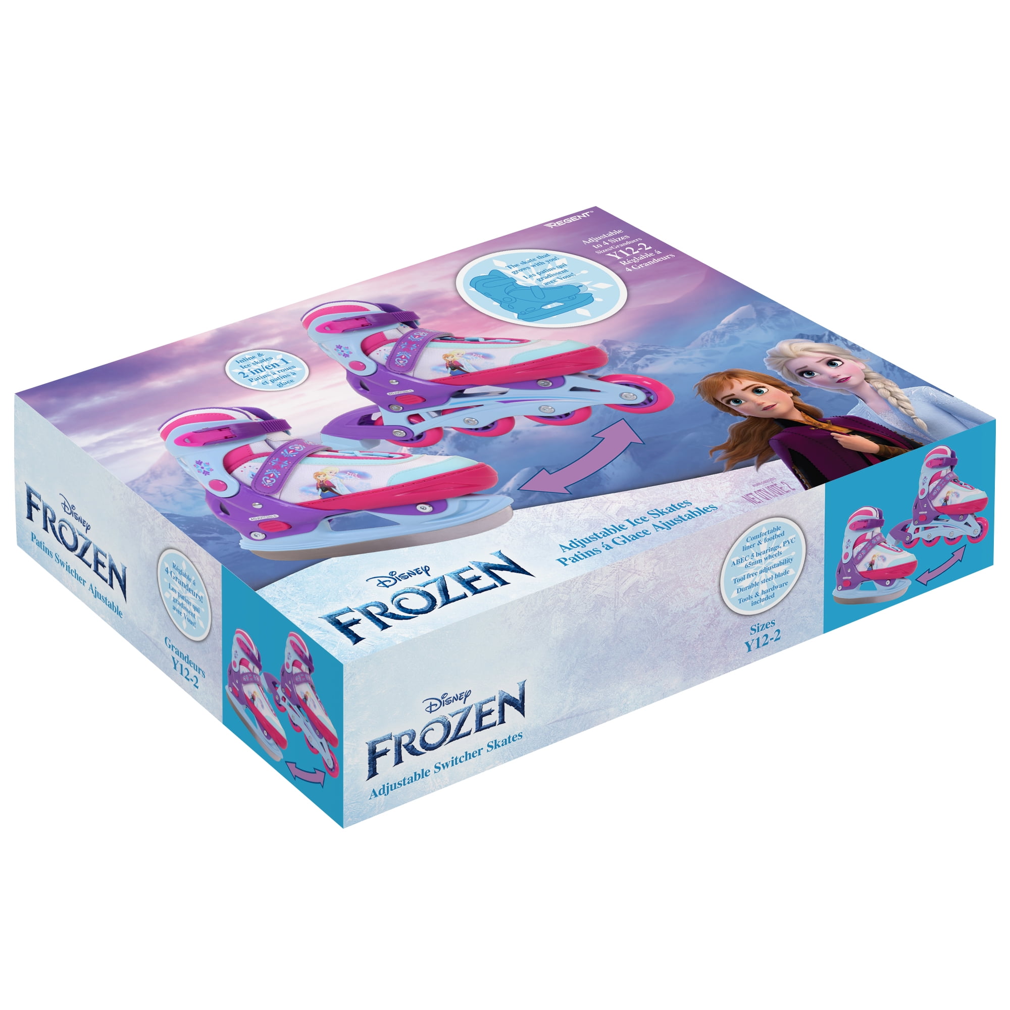 Disney Frozen Switcher Skate Youth Size 12-2, Purple