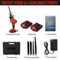 thumbnail image 2 of 88VF Cordless Electric Saber Saw Reciprocating Blade Saw Rechargeable Wood Cutter Sierra Sable Hacksaw For 18V Battery ,Efficient Cutting, 2 of 7