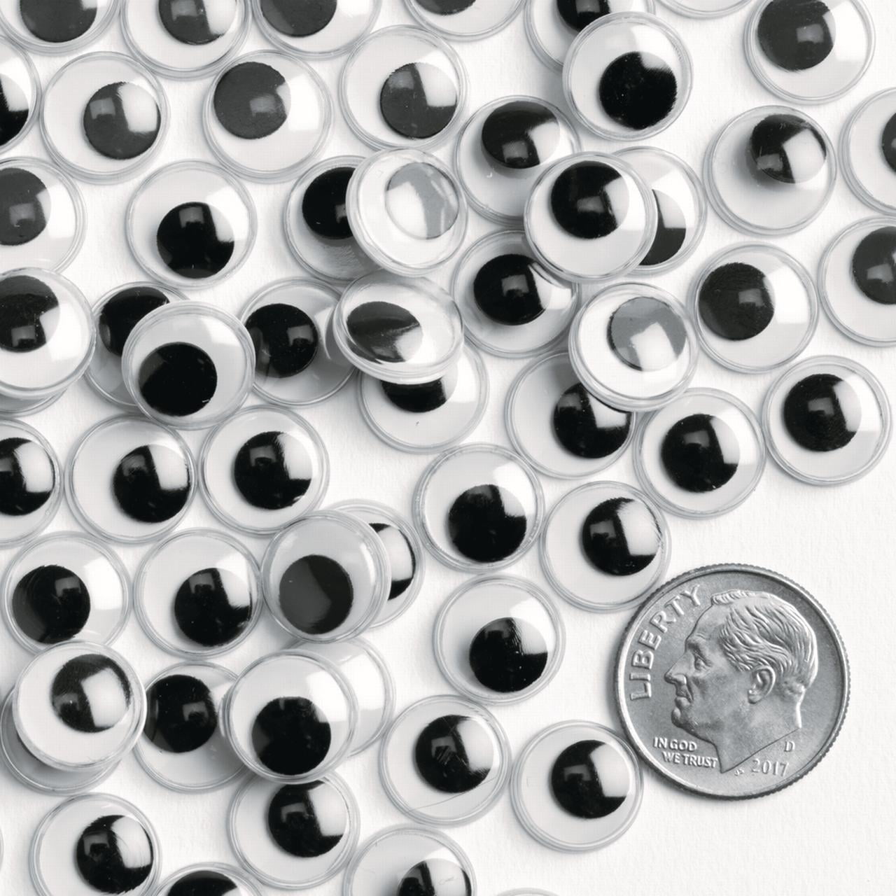 Colorations Wiggly Eyes, Black - 1, 000 Pieces