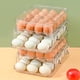 thumbnail image 2 of Bearachild Egg Fresh Storage Box Transparent with Lid for Kitchen Egg Storage Rack  Almacenamiento y organización del hogar Marrón 2 capas, 2 of 6