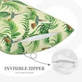 thumbnail image 2 of Plush Throw Pillow Covers, Hummingbird Palm Leaf Green Pillow Cases with Invisible Zipper, Breathable Microfiber Pillow Cases Standard Size for Sleeping Bedroom Sofa Living Room 20x30, 2 of 5