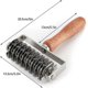 thumbnail image 2 of Ampseven Pastry Lattice Roller Cutter - Stainless Steel Dough Lattice For Pie Pizza Bread Beef Wellington Pastry Crust Roller Cutter, 2 of 5
